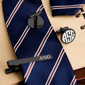 Cufflinks + Tie Clip