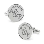 Cufflinks Engraved Initials