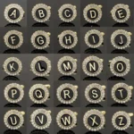diamond initial cufflinks
