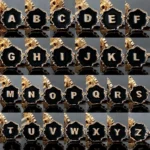 gold cufflinks with initials