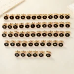 gold cufflinks with initials