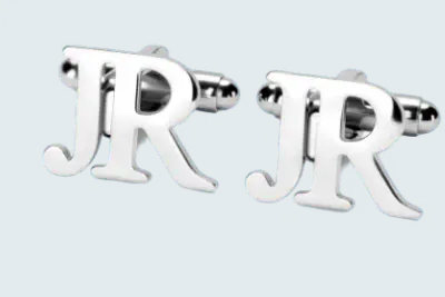 monogrammed cufflinks