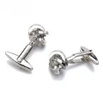 silver knot cufflinks
