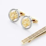 swank cufflinks and tie clip